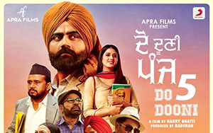 Poster of Punjabi film, Do Dooni Panj (January 11, 2019)